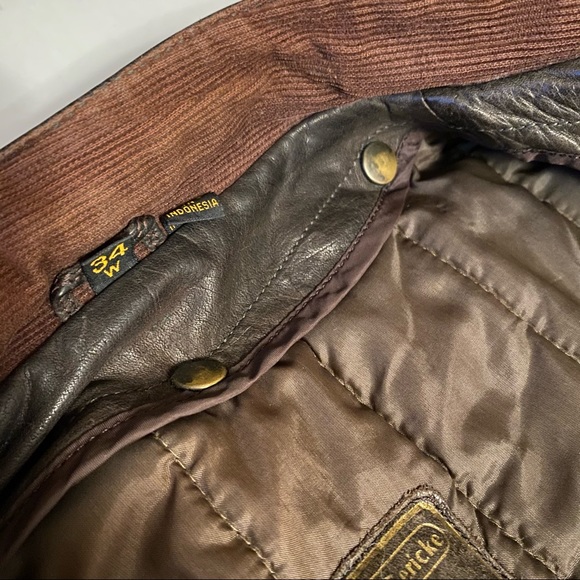 VINTAGE - LEATHER BOMBER JACKET - Picture 6 of 15